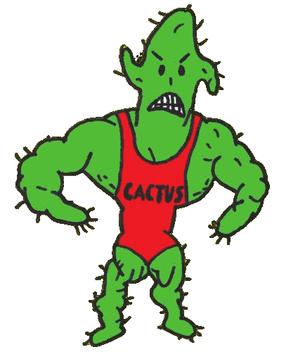 Cactus Wrestling mascot
